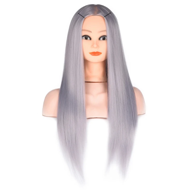 
100% Real Human Hair mannequin training head sold by manufacturers 