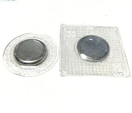 Factory Professional manufacture PVC/TPU cover sewing magnet disc neodymium magnetic snap button