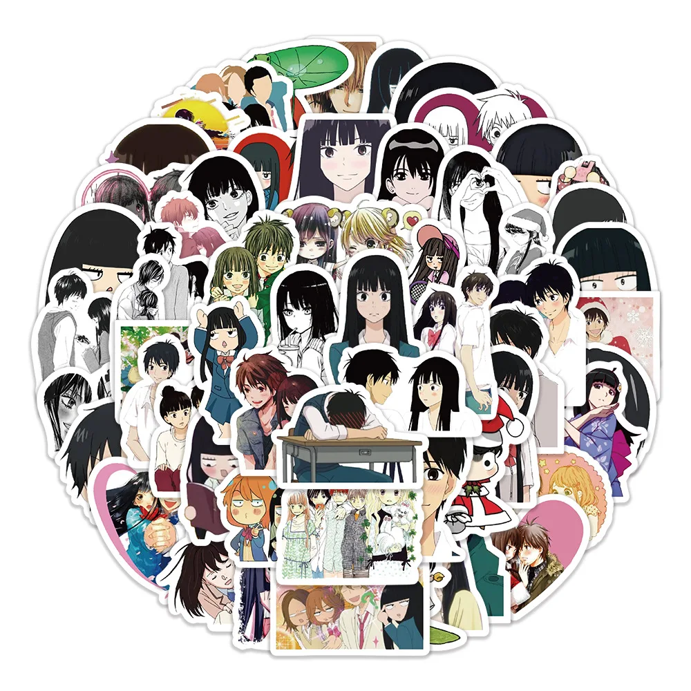 60pcs/bag Anime Kimi Ni Todoke Luggage Mobile Phone Case Notebook Decoration Graffiti Stickers