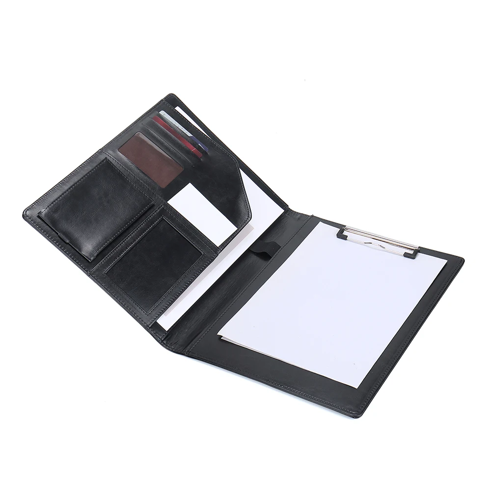 PU Leather B5 File Folder Top Quality Multifunctional Business Bag File Cover Custom Manage  Folder