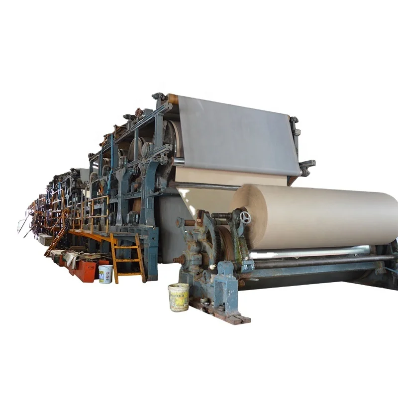 Full Automatic Low Price Kraft Paper Making Machine Fluting Corrugate Craft Paper Production Line