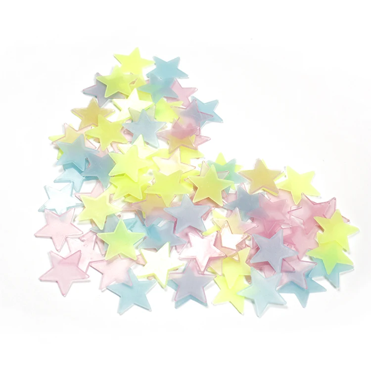 High Quality Glow in the Dark Stars Luminous Ultra 3d Stars Glow in the Dark Wall Stickers