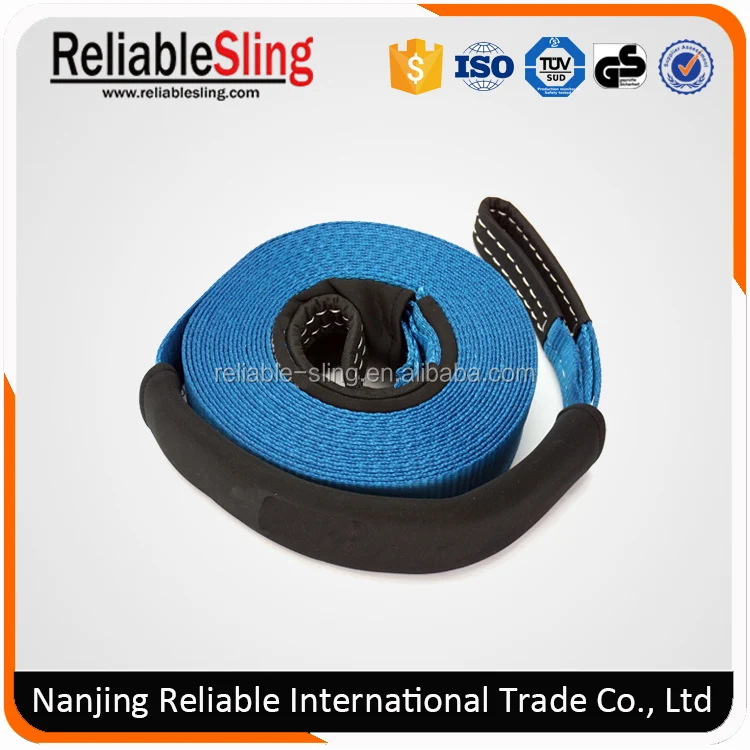2021 New Technology Professional Manufacturing Import And Export Quality Polyester Tow Recovery Snatch Rope Strap