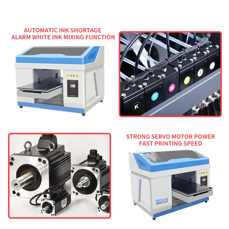 Multifunction 3060 Uv Printer Impresora DTF Film Sticker A3 Printing Machine Cmykw for Clothes Textile Phone Case Provided 65