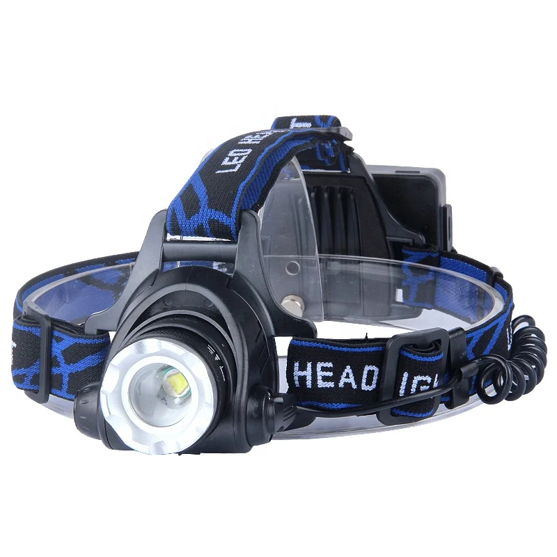 Cheap Multifunctional High-quality Telescopic USB rechargeable color box packaging led headlamp  Headlight