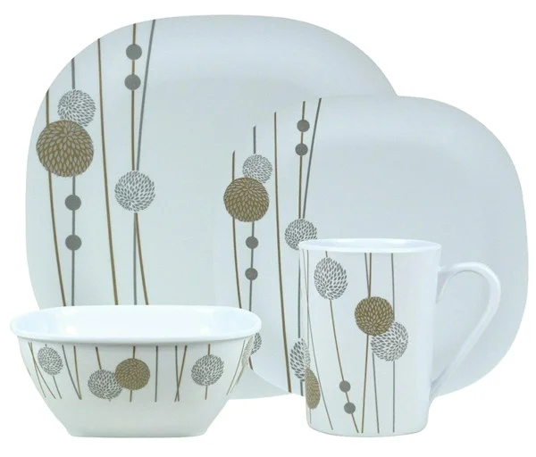 LFGB Standard Dinner Set Wholesale Customized Camping Vajillas Cookware Melamine Dinnerware Set Melamine Tableware