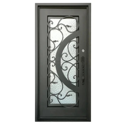 Support Customization Iron Sheet Doors Exterior Iron French Doors Iron Single Door Design