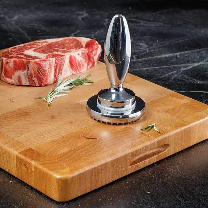 Best Selling Reversible Meat Tenderizer and Pounder Dual Sided Meat Tenderizer Mallet Marinating Prep Tool