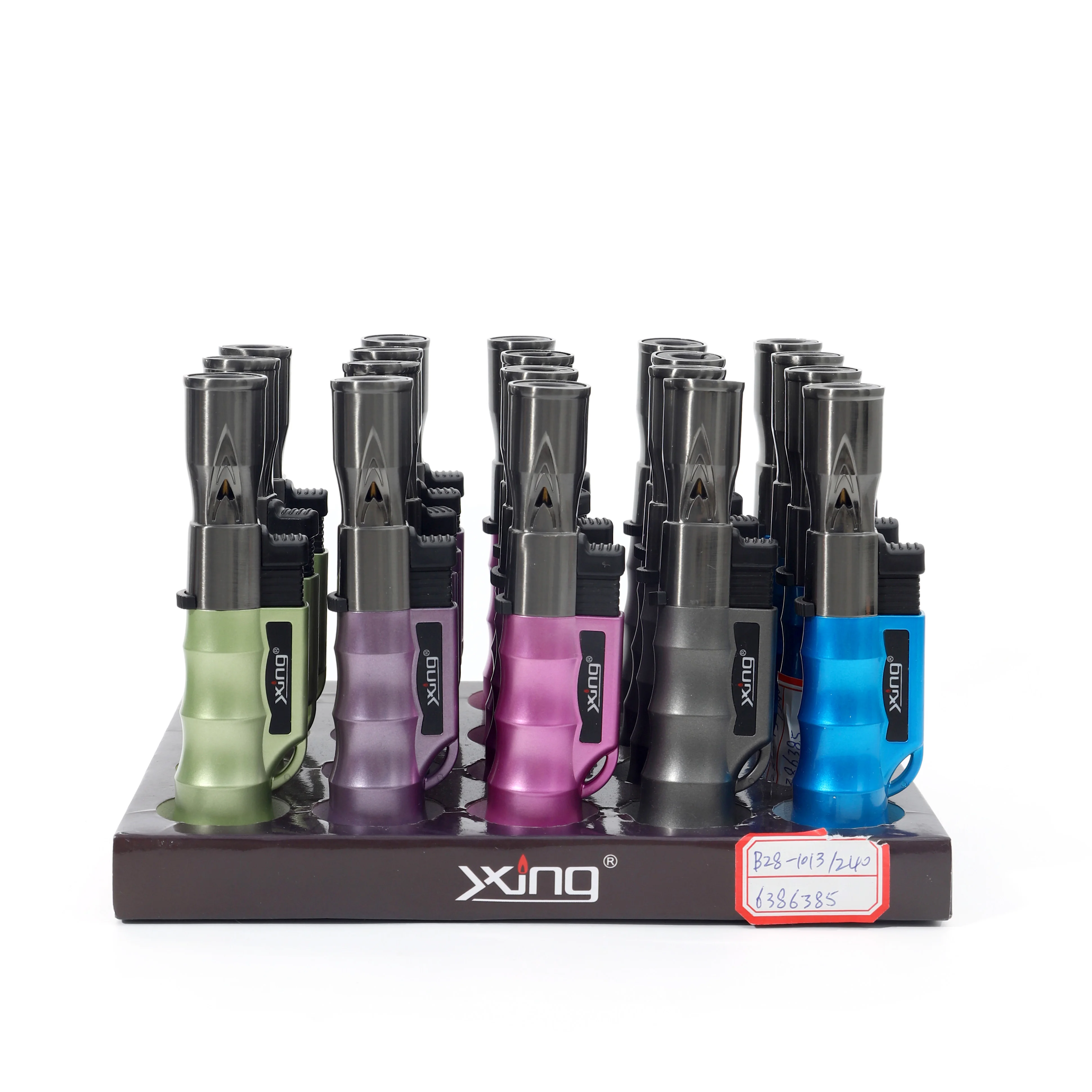 Customized portable windproof lighter jet flame electronic windproof cigarette lighter