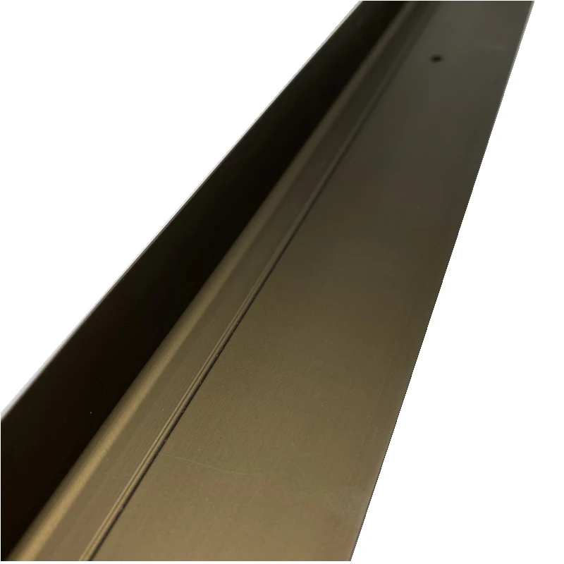 
Factory made wood grain metal aluminum stair nosing wall baseboard decoration corner guard with price 