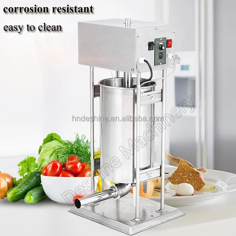 Factory price 10 liter 30liter electric sausage filler automatic industrial sausage stuffer for food equipment