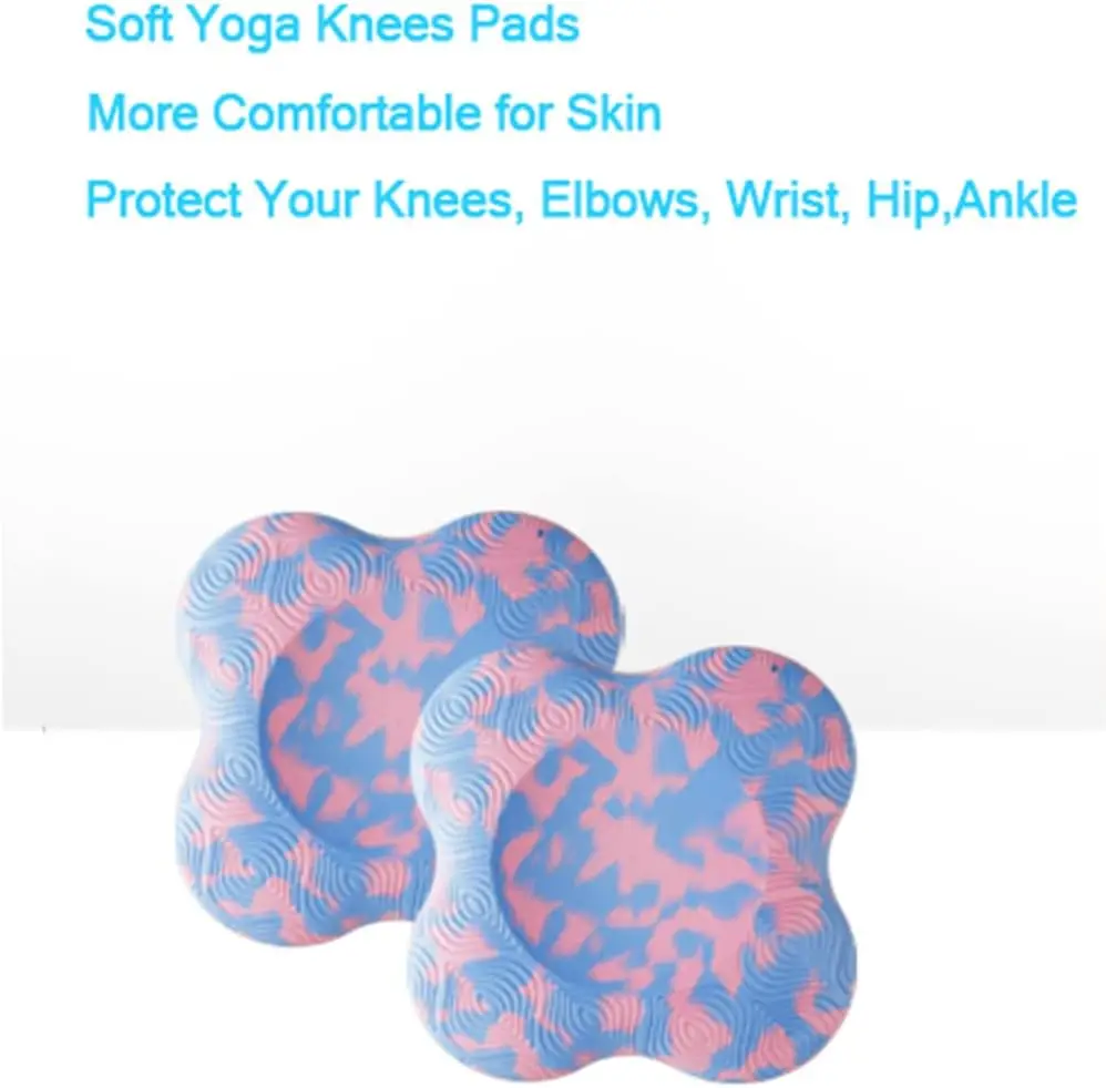 JIKE TPE Yoga Knee Pad Cushion, Extra Thick for Knees Elbows Wrist Hands Head Foam Yoga Pilates Work Out Kneeling pad,