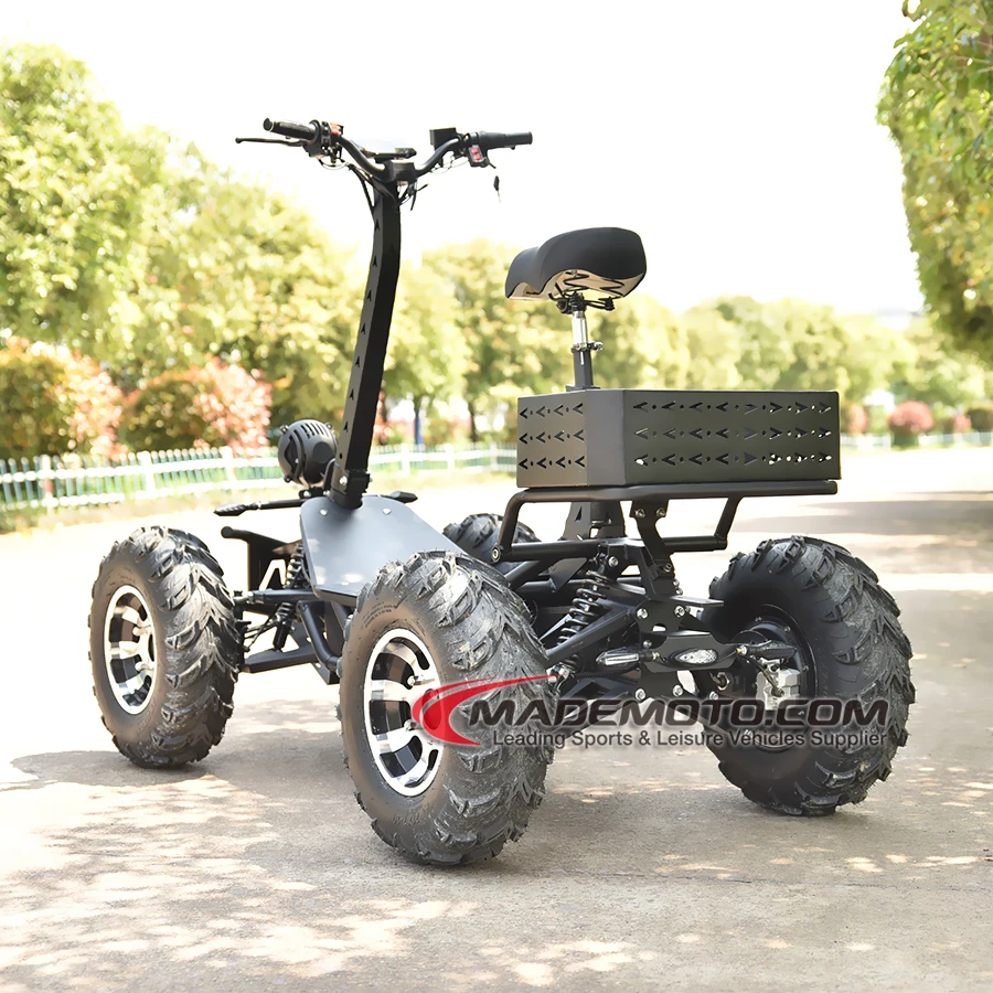 Quad Bike Mademoto 1200 Вт Электрический дрейф перевернутый трехколесный Atv три Wh 8000w 4 Wheeler