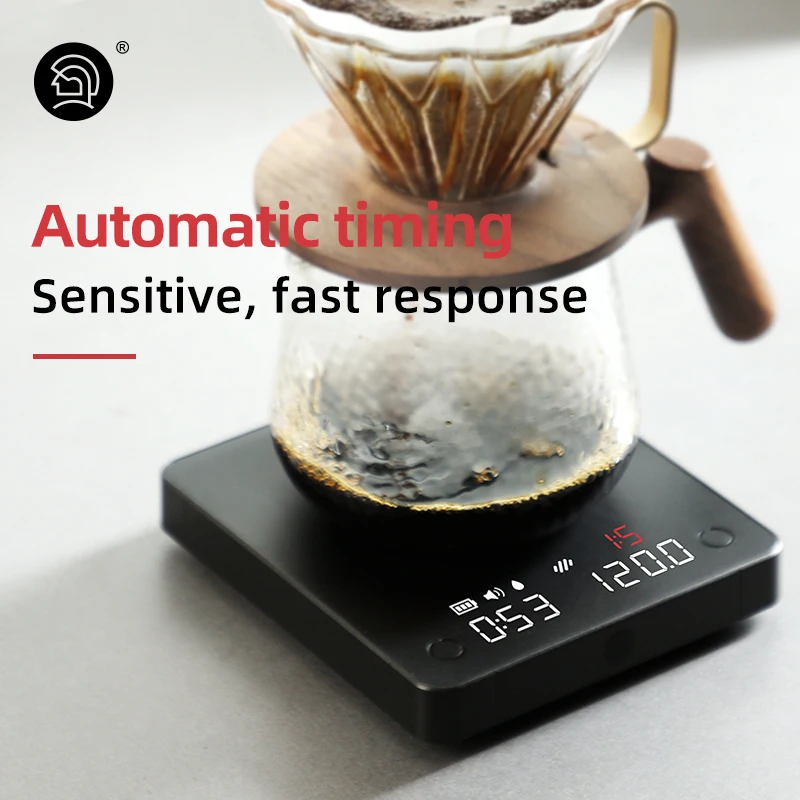 zeroHero LCD Display 2kg / 0.1g Pour Over Drip Espresso Coffee Scale Electronic Coffee Balance