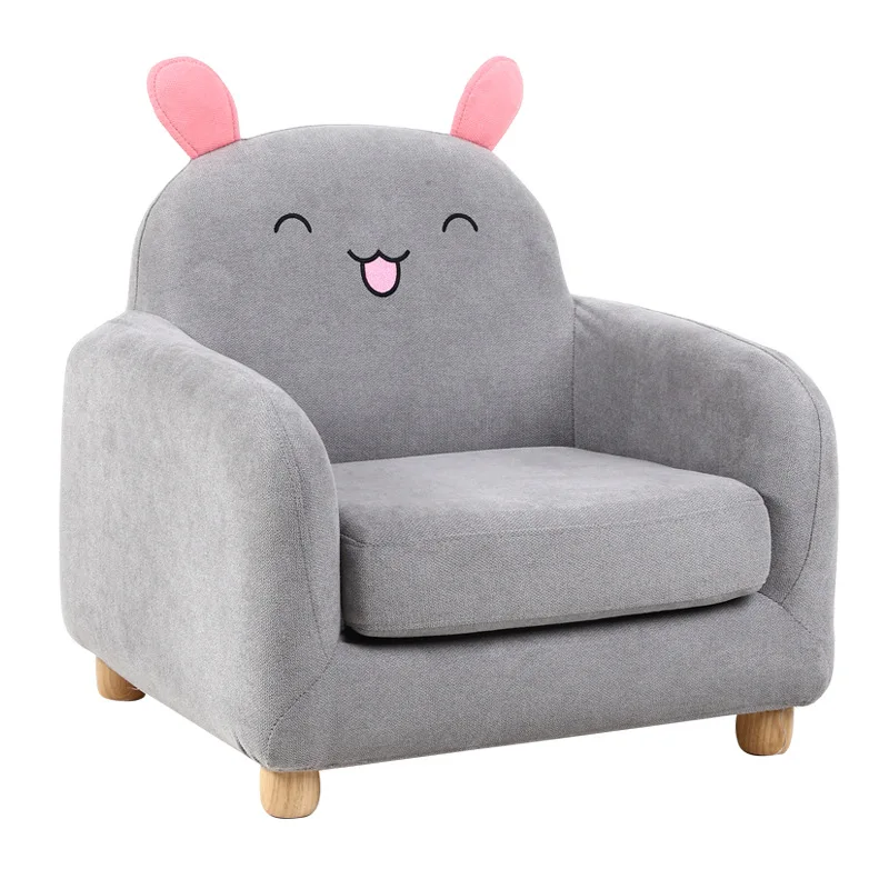 Manufacturer Wholesale Hot Sale Modern Style PVC Children Sofa Cute Girl Boy Reading Sofa Seat Animal Cartoon Sofa Furniture
