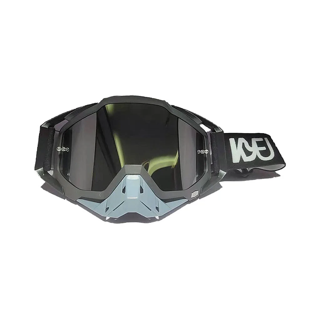 
Classic cross-country motorcycle riding windproof dust protective glasses anti UV400 plating PC mirror goggles 