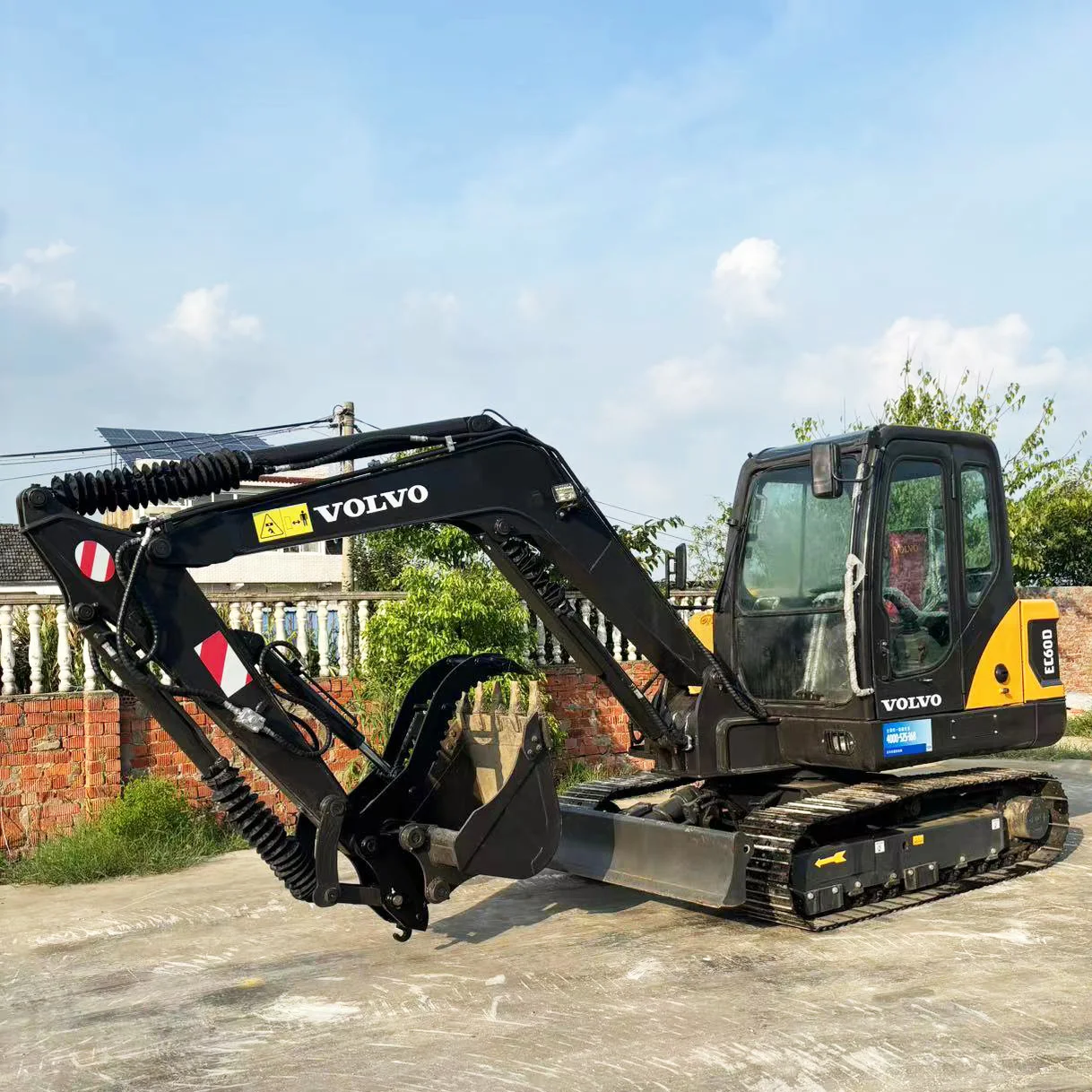 Б/у низкая цена Volvo Ec 60 использованные экскаваторы для продажи оригинальный volvo в хорошем состоянии
