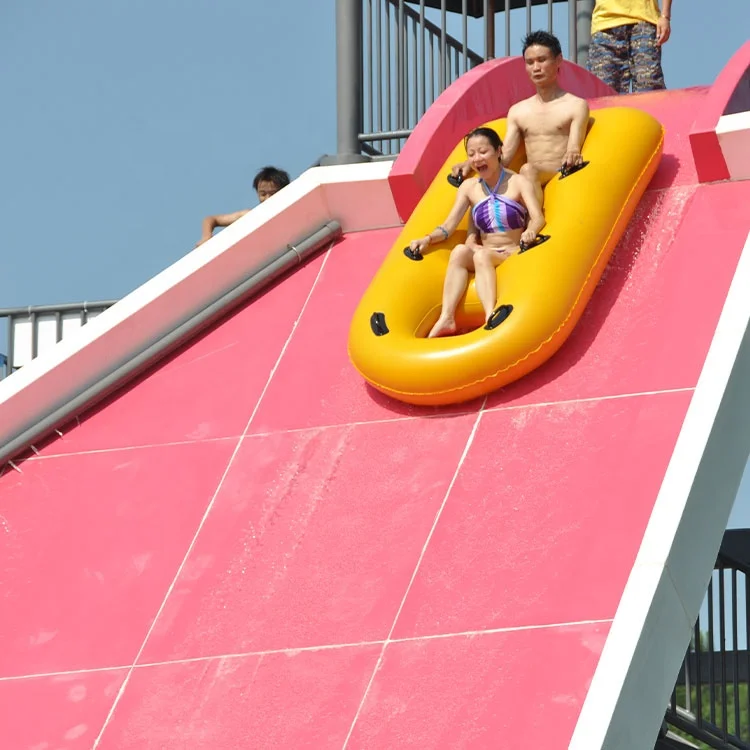 Cowboy Waterpark Fiberglass Wave Water Slide Crossing for Adults Water Games