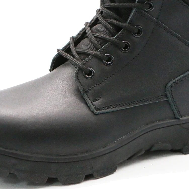 ENTE SAFETY Wholesale S3 protective fashion black high cut corrected grain micro leather upper waterproof safety boots