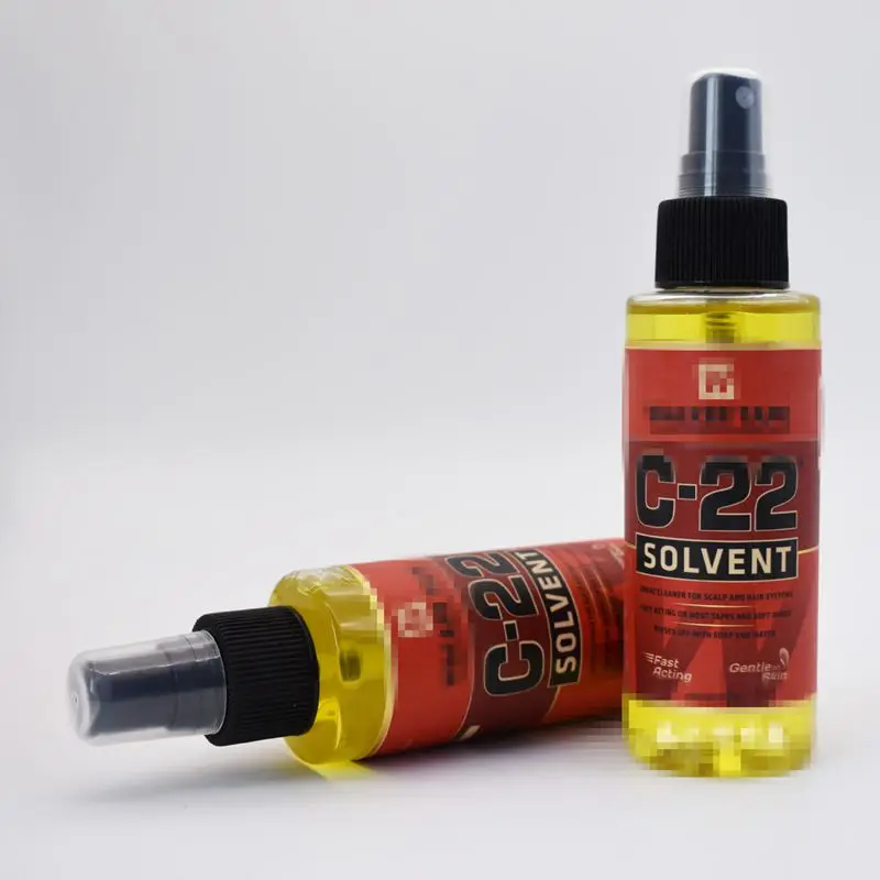 Custom Private Keratin Hot Melt Remover Solvent Lace Wig Bond Toupee Tape Hair Extensions Residue Remover