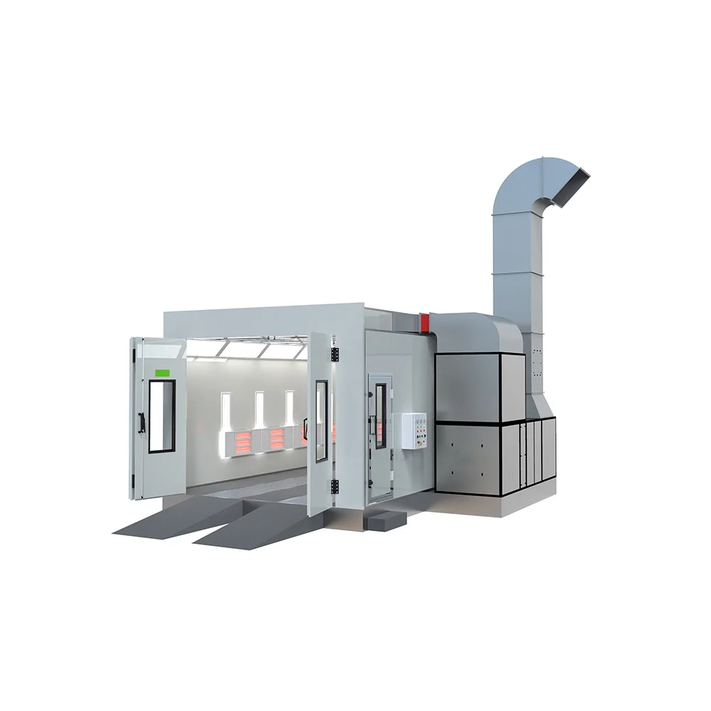 Hot Sale Different Color 15KW Eps Or Rock Wool Wall Panel Diesel Heating Spray Booth For Car Repair for Baking