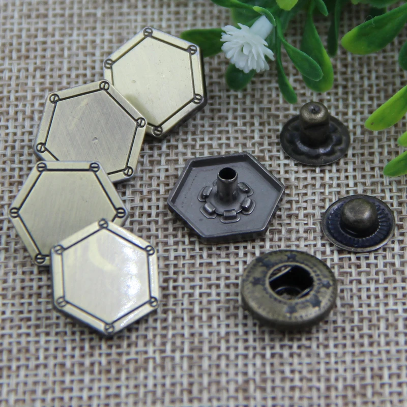 Factory wholesale zinc alloy metal snap button for coat