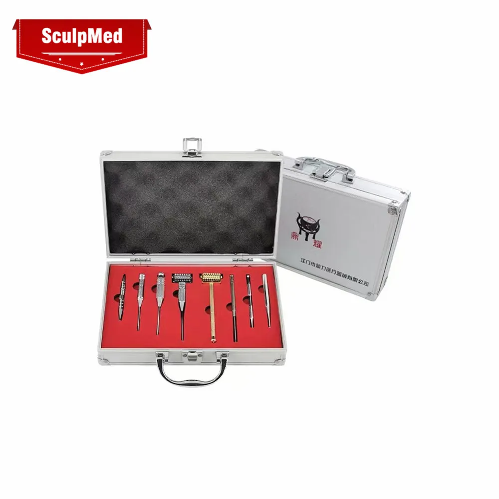 Hot selling medical household ear acupuncture set metal ear acupuncture set 8pcs/set