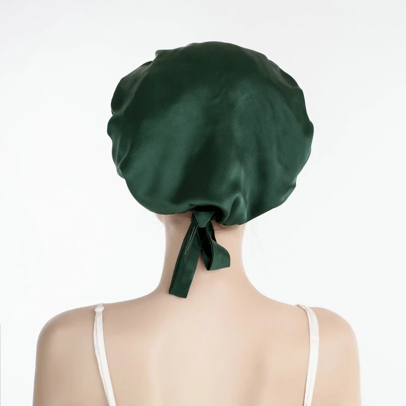 100% Pure Mulberry Silk Soft Comfortable Bonnet Sleep Cap For Women Curly Hair Long Hair