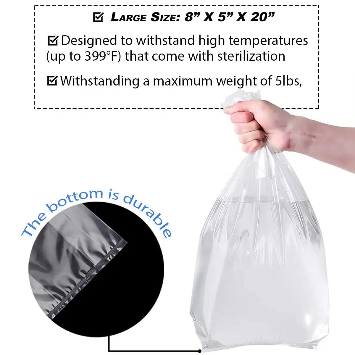 Wholesale Durable Autoclavable Mushroom Cultivation Growing Bags farm Mushroom Grow Spawn Bags with Micron Filter