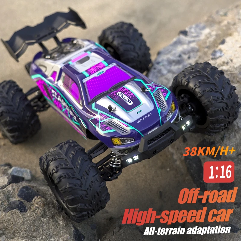 1:16 Remote Control 4WD Monster Truck Off Road Buggy RC Car 38KM/H High Speed Racing Remote Control Car Truck For Adults