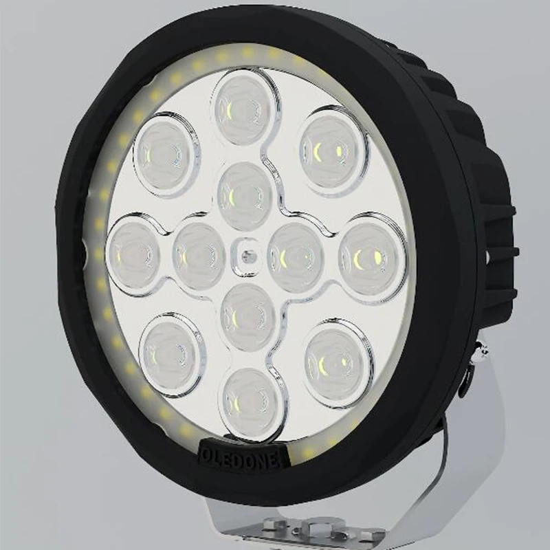 oledone 12v 24v led work light 120W round DRL driving light