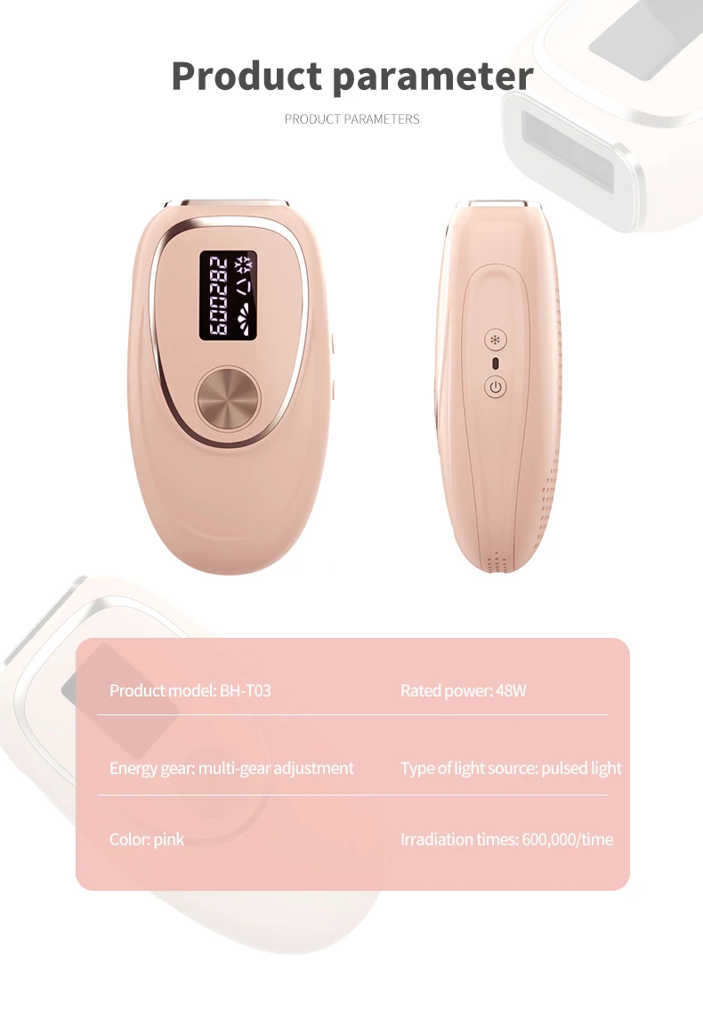 Advanced Glowy Skin Laser Hair Removal Home USE Machine Intense Pulsed Light Technology Armpit ICE Cool IPL Hair Removal Device