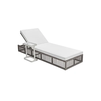 Factory Price Patio Chaise Outdoor Sun Pool Lounger Aluminium Aluminum Beach Lounge Chair