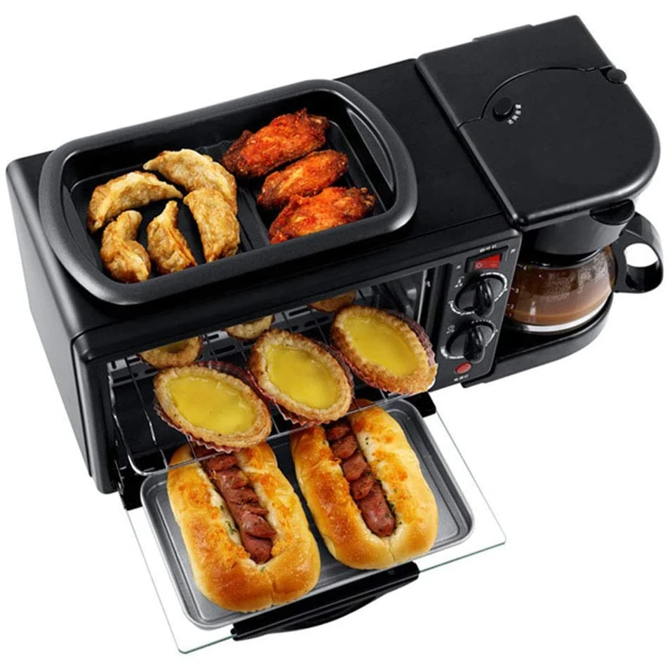 toaster  3 in 1 breakfast manufacturers breakfast station 3 in 1