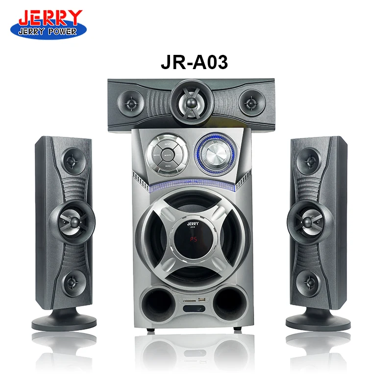 Professional Cheap JERRYPOWER music system 3.1 subwoofer speakers for home theatre