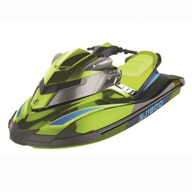 Adults 1800cc gasoline powered 3 person 4-stroke water cooling engine mini jet boat water jet ski motorboat for sale 130km/h