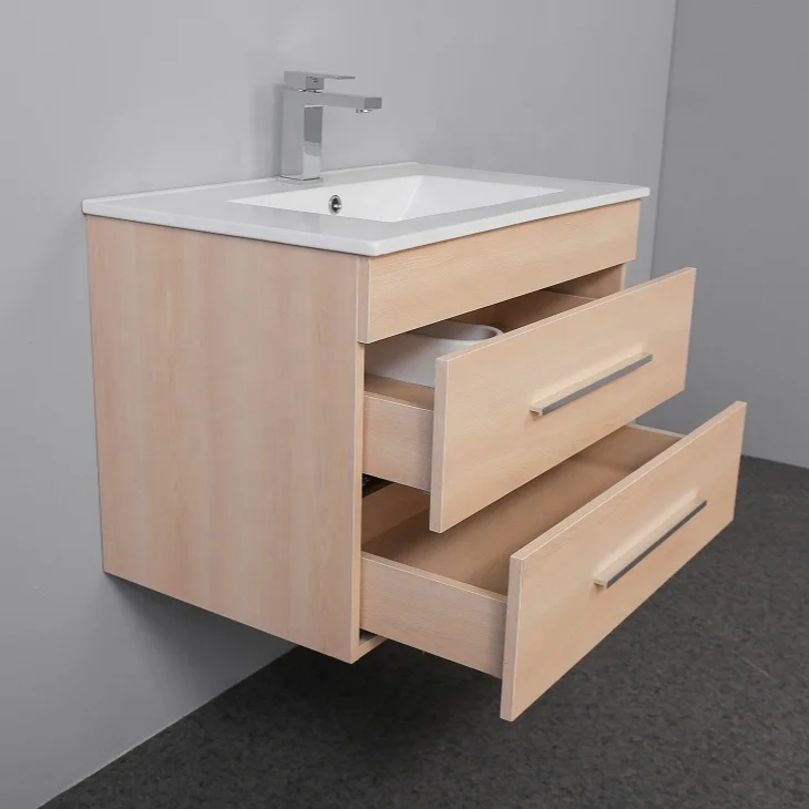 600/750/900/1200mm modern design bathroom wall hung cabinet