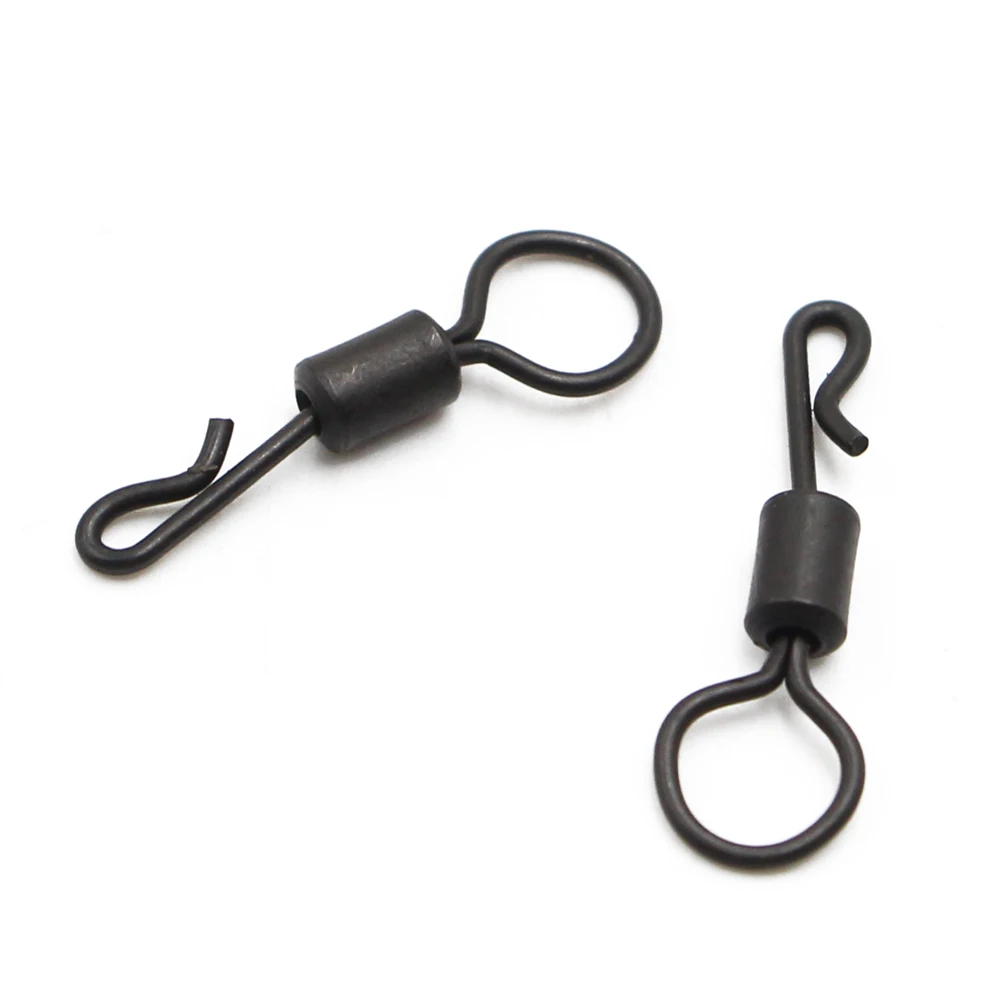 High quality Carp fishing accessories China made quick change rolling barrel swivels