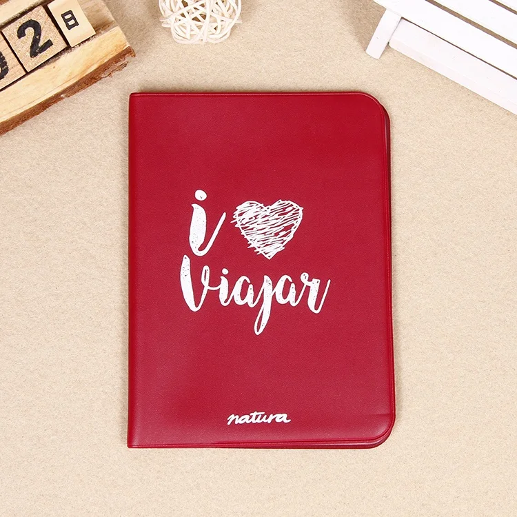 Hot Selling Passport Cover Customize Logo Clear PVC Passport Cover for Traveling