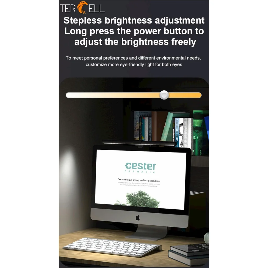 LED Monitor light lamp Screen bar light/dTouch control 3 Color adjustable Sterpness dimming/PC Computer Laptop LED Light Bar