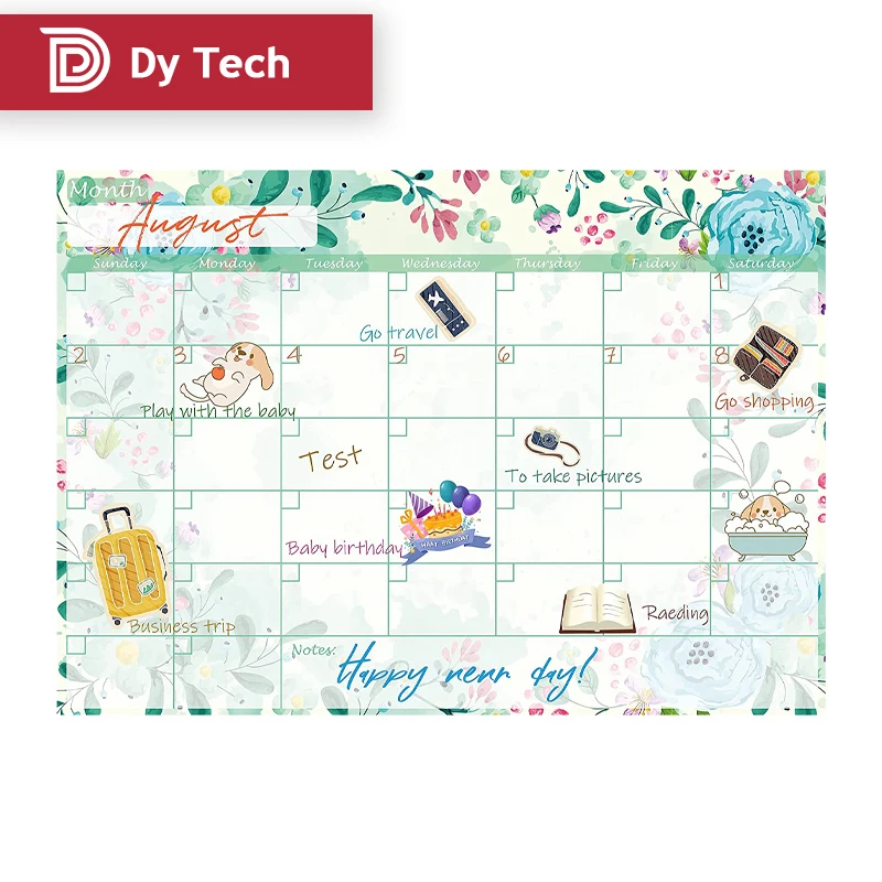 Custom drawing board a3 Fridge Magnet Calendar weekly daily planner spiral a5 Chore Chart Schedule Planner Organize for Refriger