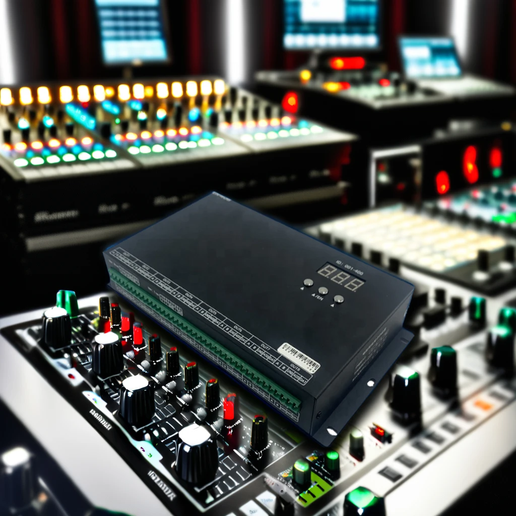 EN-408S ручной SPI DMX 512 контроллер освещения 1024 пикселей 8-канальный светодиодный 12 В переключатель