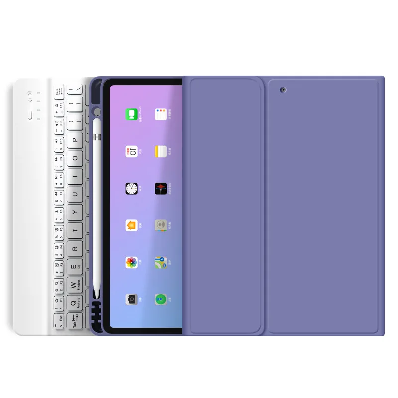 Чехол 10 2 дюйма с беспроводной клавиатурой для iPad 7-го/8-го