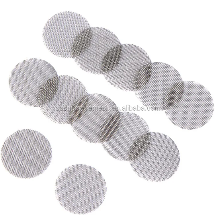 5 10 20 40 50 70 Micron stainless steel wire mesh filter disc filter screen