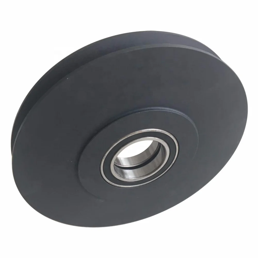 excellent toughness round nylon pulley wheel cast nylon pulley