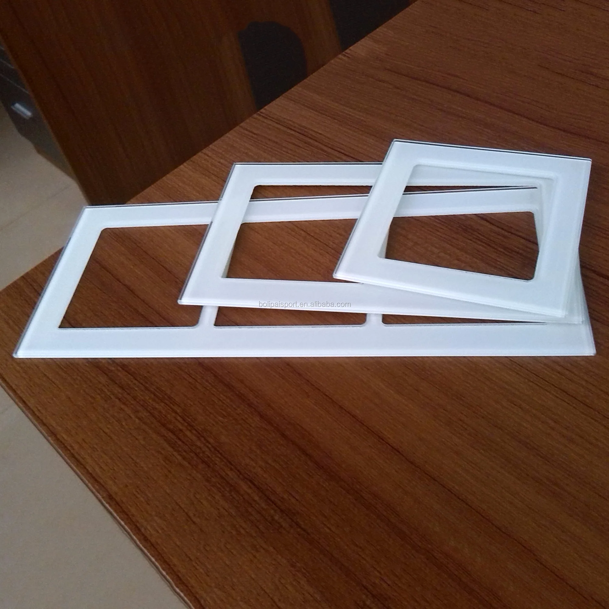Custom India tempered Glass switch plate touch glass panel