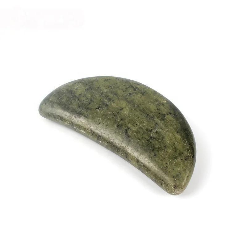 Hot Massage Stones Set Natural Green Jade Heated Warmer Stone for Spa Massage Green Jade Polished Stones
