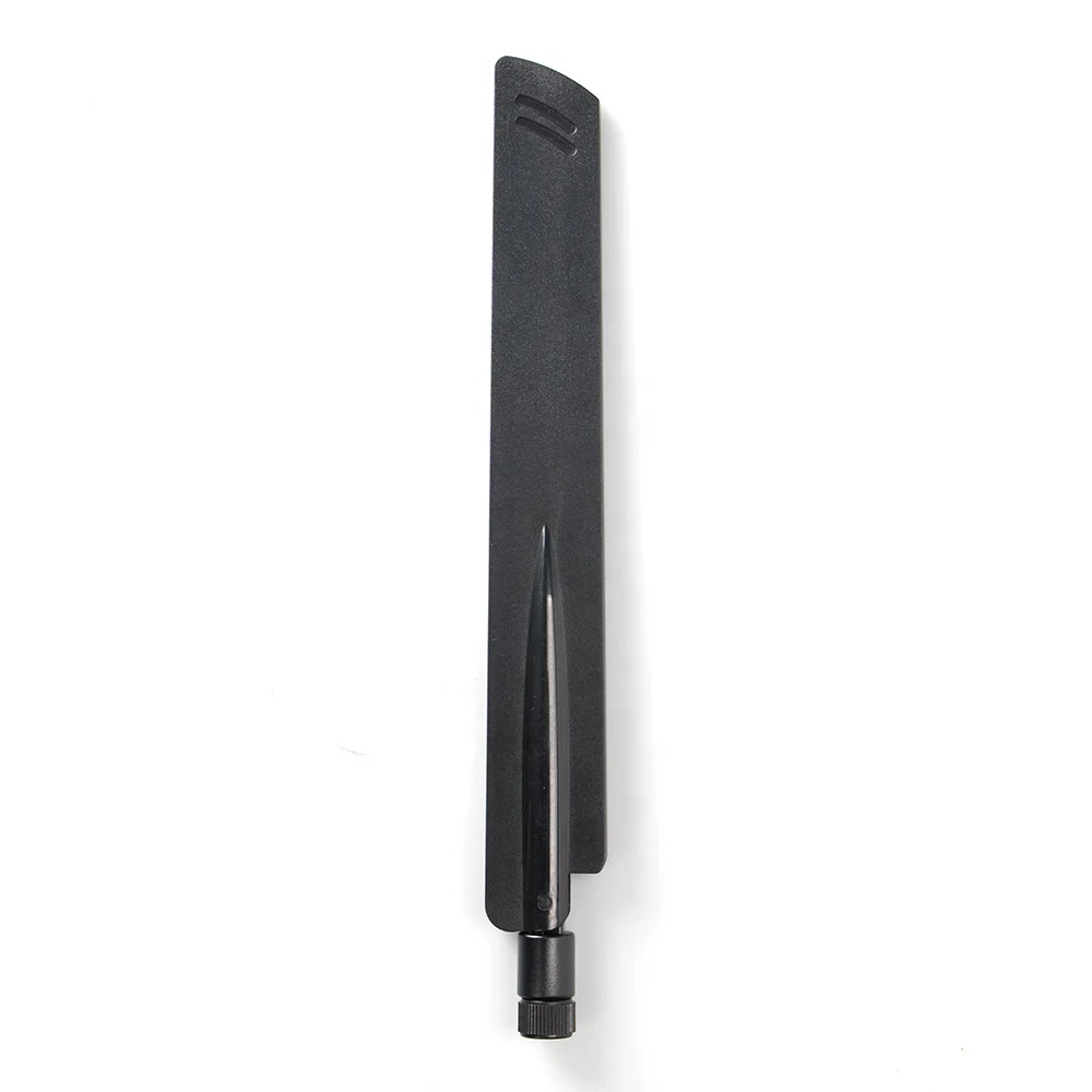 222mm External Rubber Flat 5DBI 4G LTE Antenna For Router SMA male connector