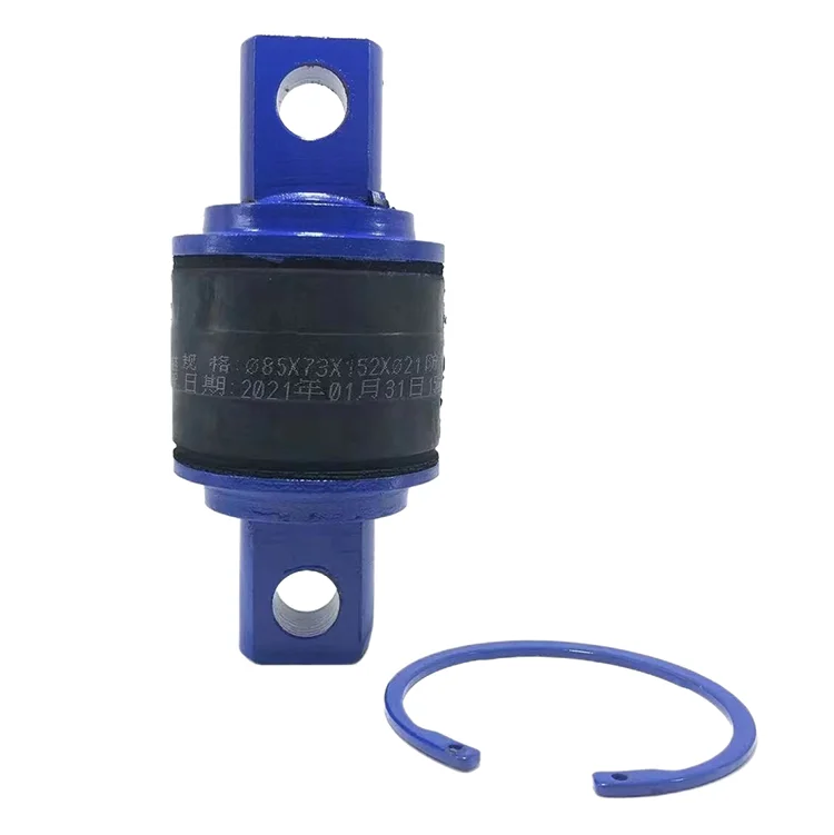 Best selling Shacman Delong Truck parts. High quality torque rod bushing, Specification and size 85*73*152*21mm for Delong.