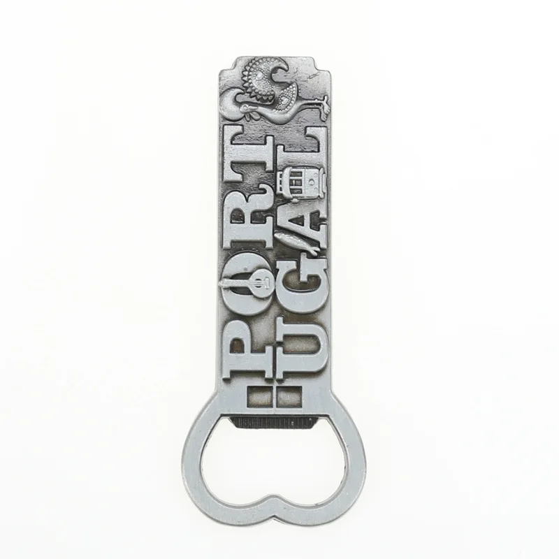 Manufacturer Custom 3D Metal Tourist Souvenir Custom Refrigerator Fridge Magnet Bottle Opener
